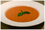 Creamy Cold Tomato Soup (serves 5 at 1 cup each)
