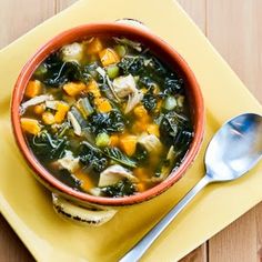 kale and turkey soup